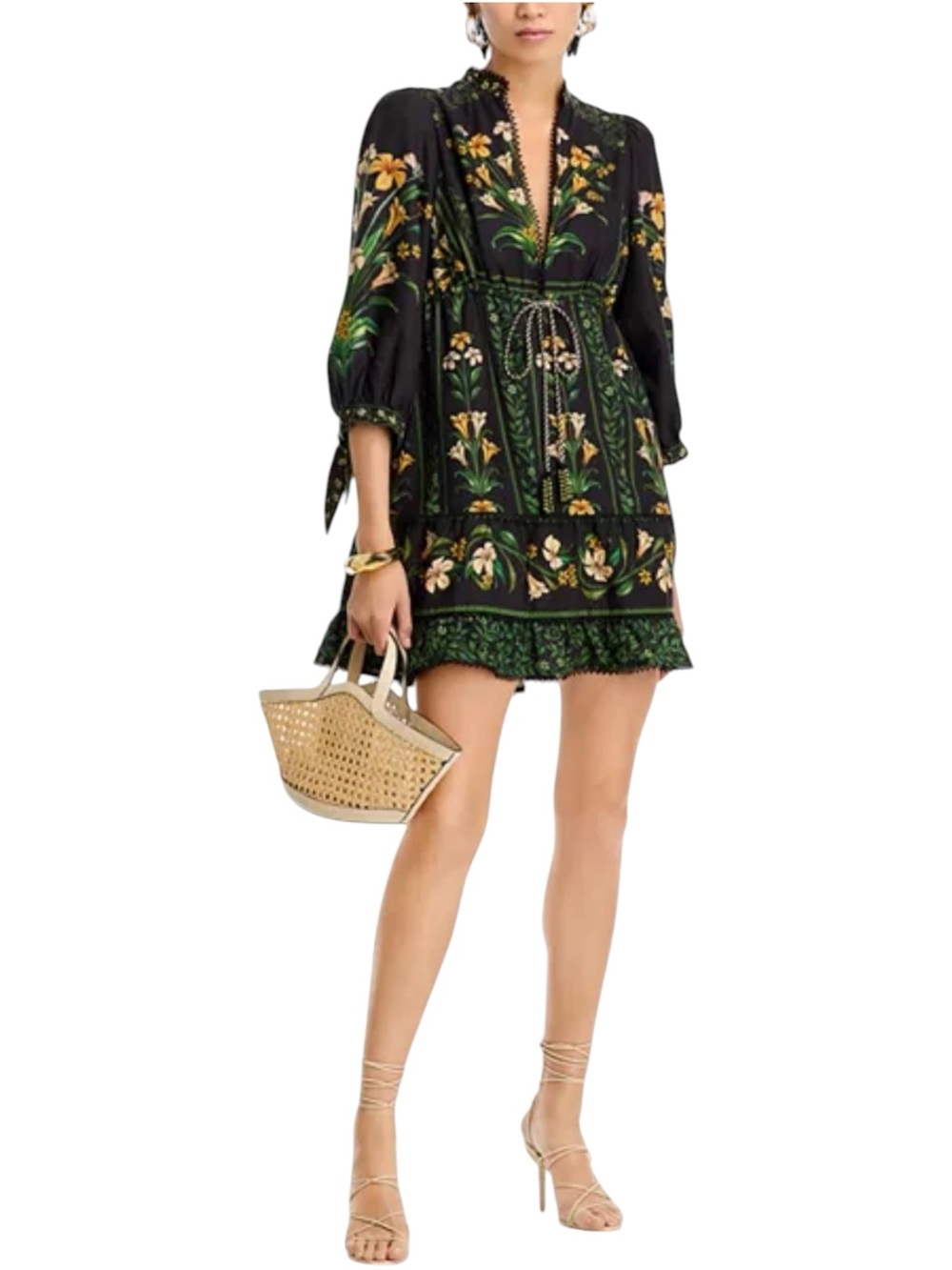 NWT FARM Rio Flowers Arch Dress Size S